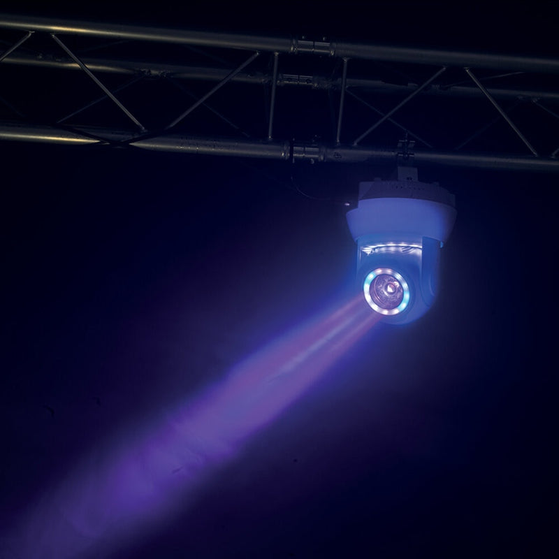 Moving head RGBW 4 în 1 40W cu inele iluminate Ibiza Light STAR-BEAM-BL