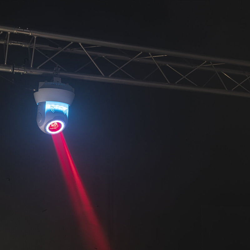 Moving head RGBW 4 în 1 40W cu inele iluminate Ibiza Light STAR-BEAM-BL