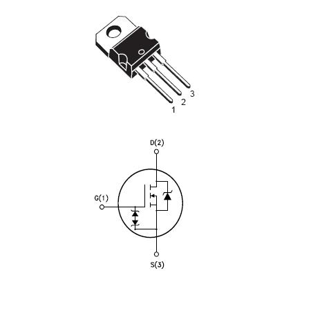 Tranzistor MOSFET de putere N 600V 1.76Ω 4A STP4NK80ZFP