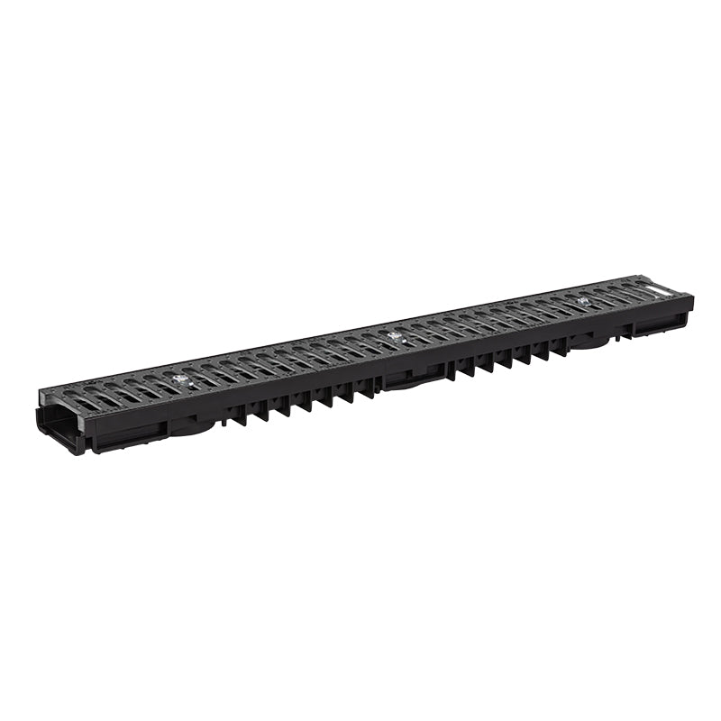 Rigola De Exterior H 105mm Cu Gratar Fonta ,12.5 T, 1 M