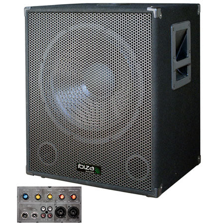 Subwoofer activ 15" 800 W cu egalizator, Ibiza Sound SUB15A