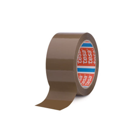 Bandă adezivă ambalare TESA 48 mm × 66 m, polipropilenă, cauciuc sintetic