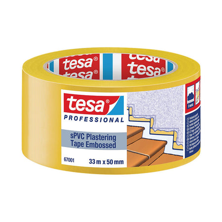 Bandă adezivă mascarea tencuieli gofrată 50 mm × 33 m TESA T-67001-01