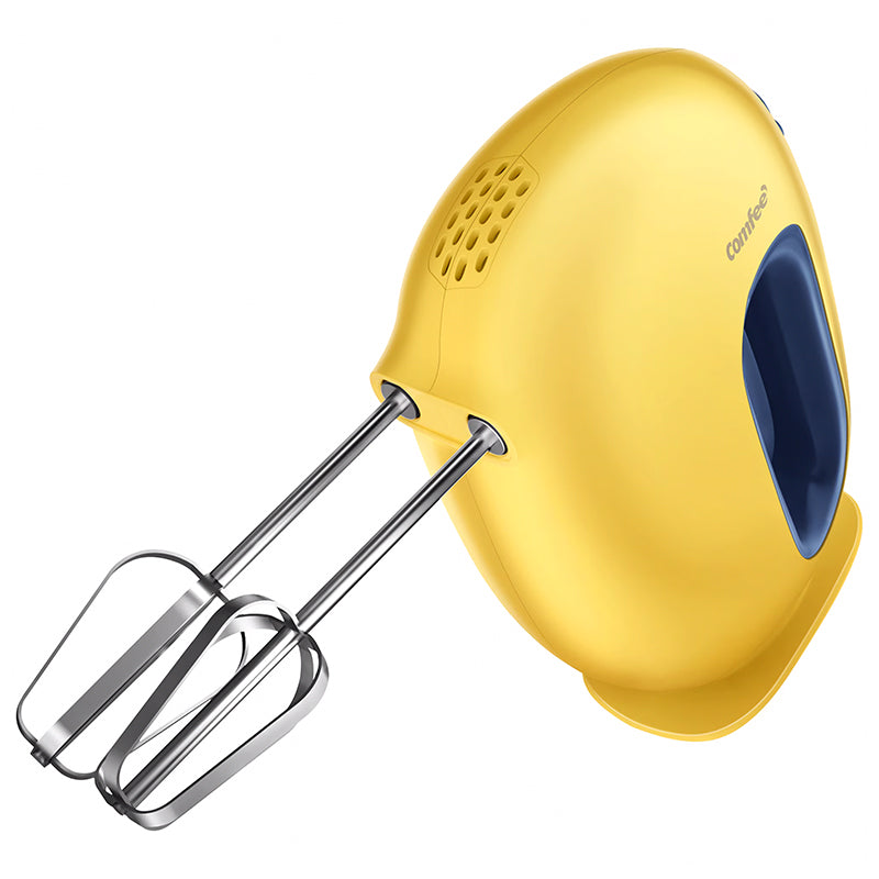 Mixer de mână 5 trepte viteză 130 W galben Comfee T-HM30W115A