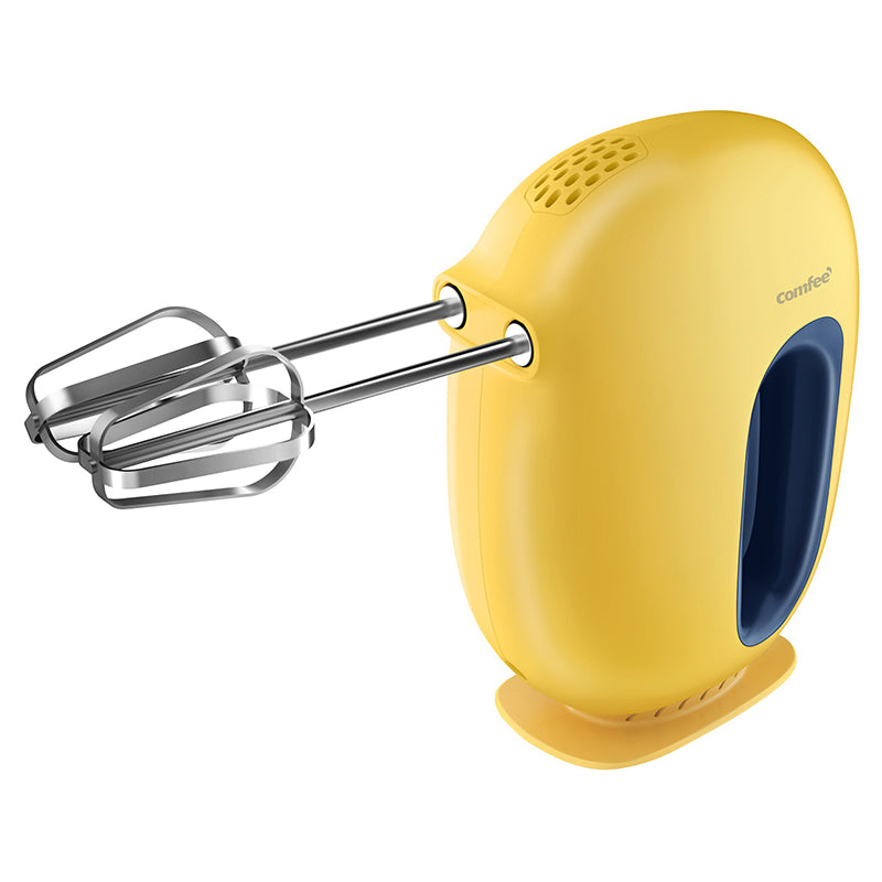 Mixer de mână 5 trepte viteză 130 W galben Comfee T-HM30W115A