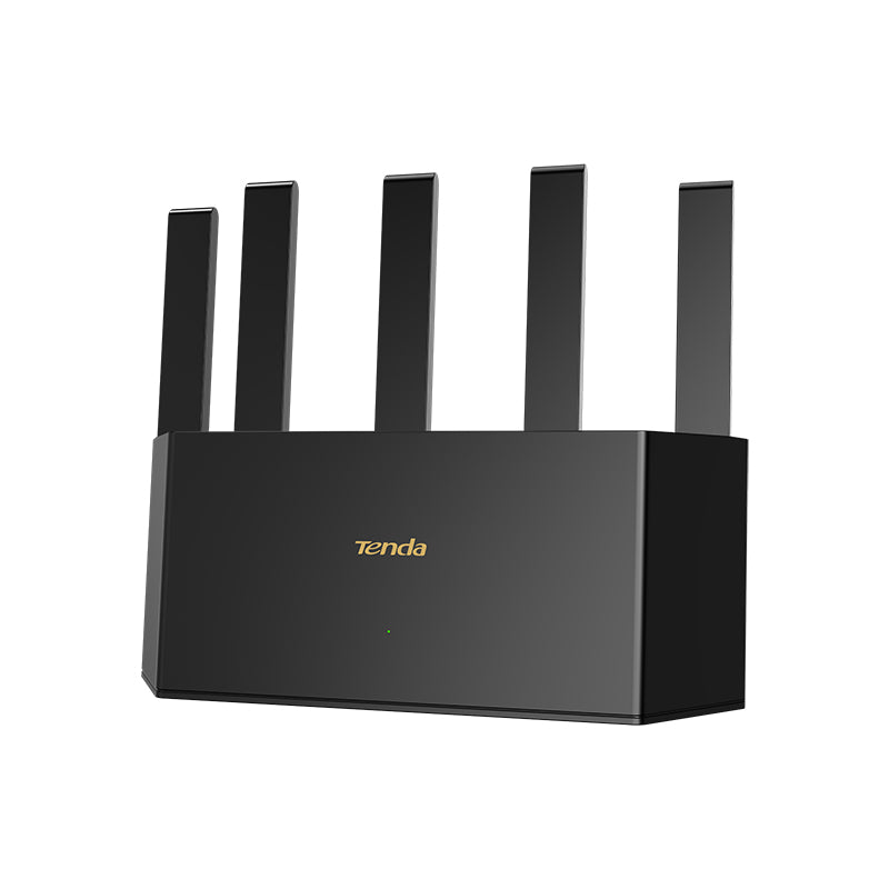 Router wireless Wi-Fi7 5100 Mbps, 5 antene, MU-MIMO, negru Tenda T-RE6LPRO