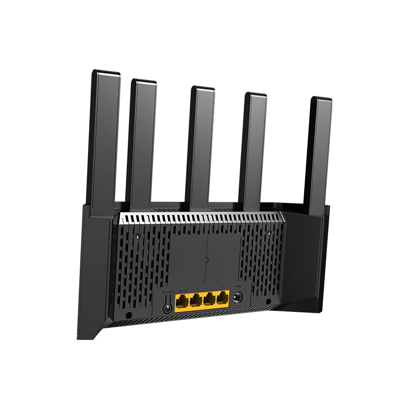 Router wireless Wi-Fi7 5100 Mbps, 5 antene, MU-MIMO, negru Tenda T-RE6LPRO