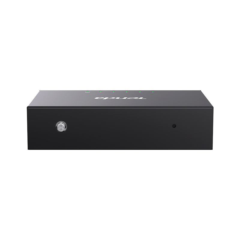 Switch metalic 5 porturi Gigabit 10/100/1000 Mbps, design compact, Tenda T-TEG1005M