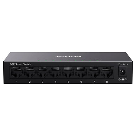 Switch 8 porturi Gigabit cu management Cloud, protecție 6kV, Tenda T-TEG2208D