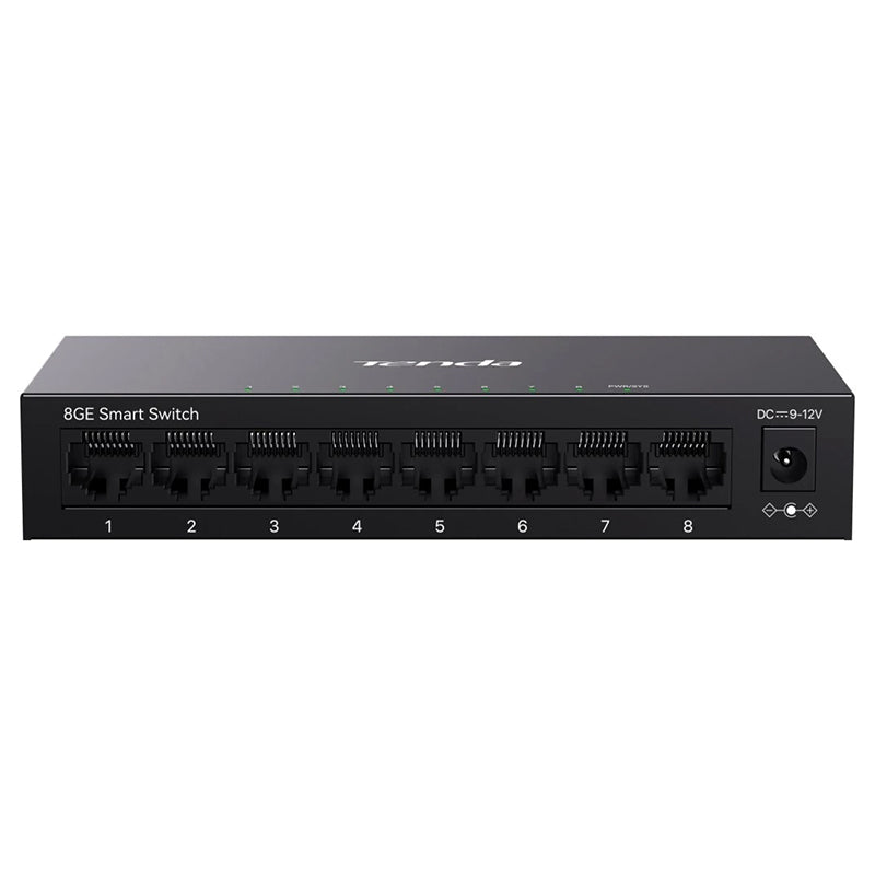 Switch 8 porturi Gigabit cu management Cloud, protecție 6kV, Tenda T-TEG2208D