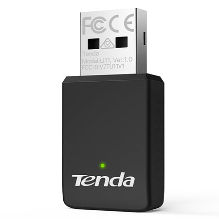 Adaptor wireless WiFi6 AX900, USB 2.0, negru, Tenda T-U11