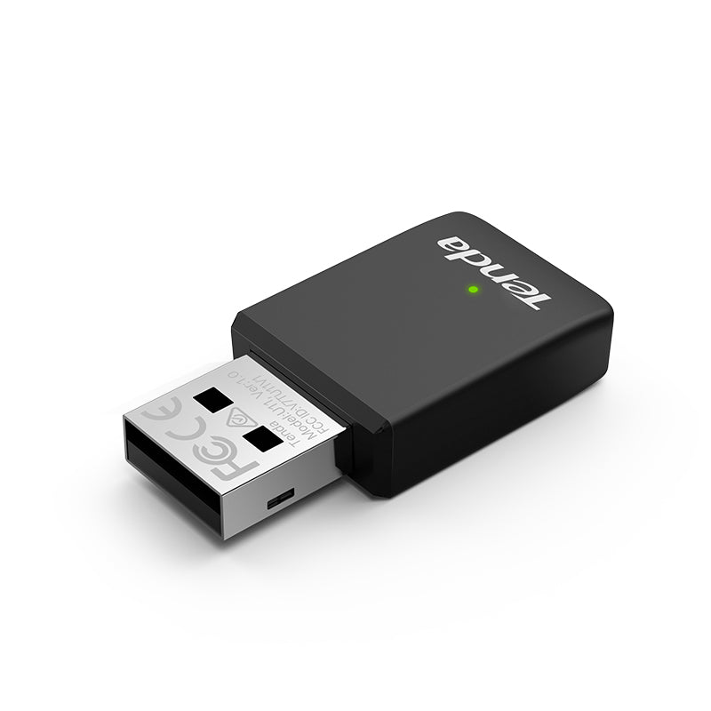 Adaptor wireless WiFi6 AX900, USB 2.0, negru, Tenda T-U11