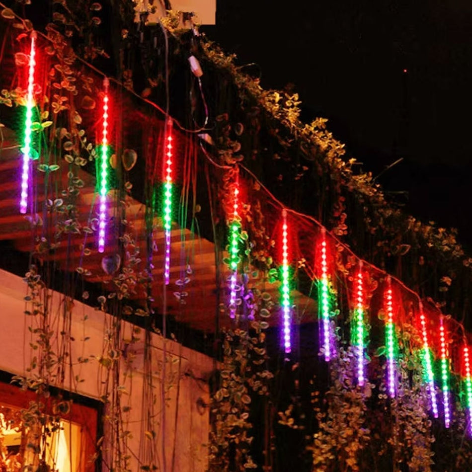 Instalatie De Exterior, 8 Turturi, 50 Cm, Multicolora