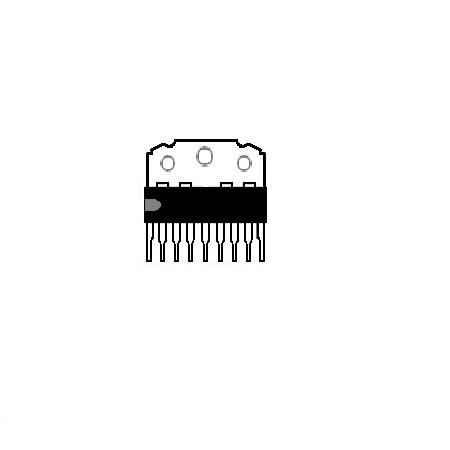 Amplificator audio 2 × 6 W 8 Ohm TDA1521A