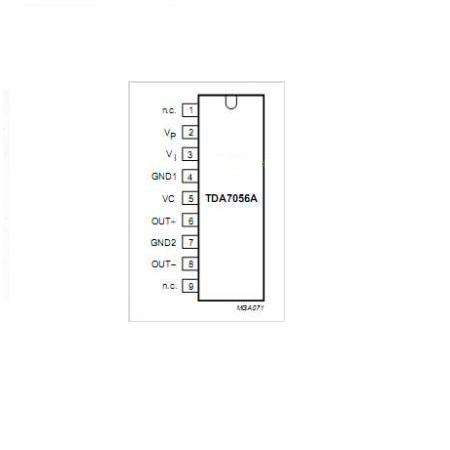 Amplificator audio în punte 3 W TDA7056