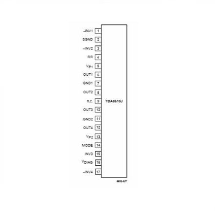 Amplificator audio 26 W BTL sau 2 × 13 W stereo TDA8510J