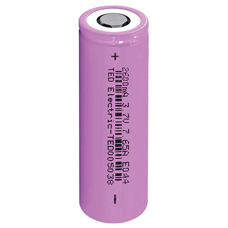 Acumulator 18650 de 3,7 V cu capacitate de 2600 mAh Ted Electric TED-18650