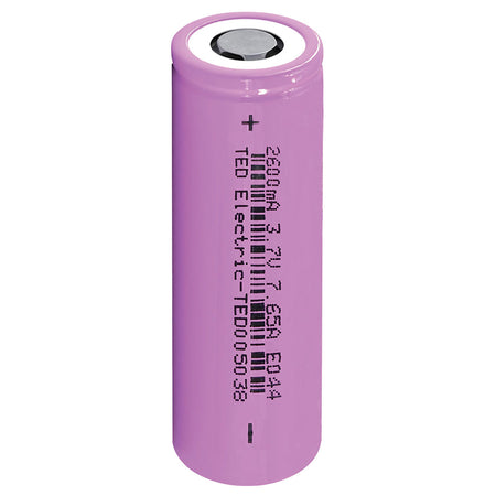 Acumulator 18650 de 3,7 V cu capacitate de 2600 mAh Ted Electric TED-18650