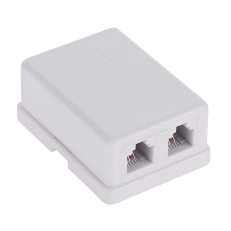 Priză telefonică dublă 6P4C TEL0020