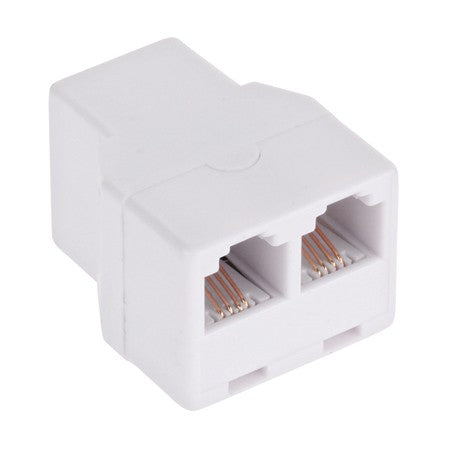 Adaptor telefonic 6P4C mamă la 2× 6P4C mamă TEL0022-1