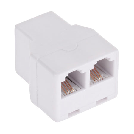 Adaptor telefonic 6P4C mamă la 2× 6P4C mamă TEL0022-1