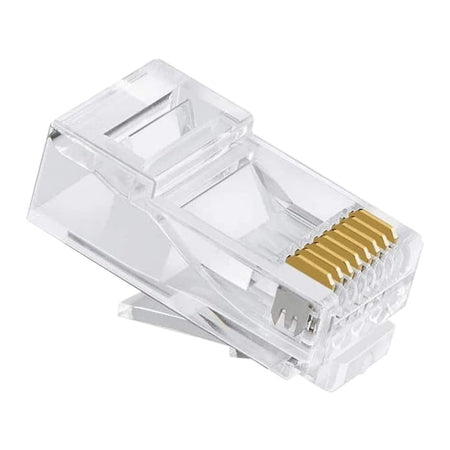 Mufă RJ45 8P8C Cat 6e Pass Through pentru conductor plin TEL0072S