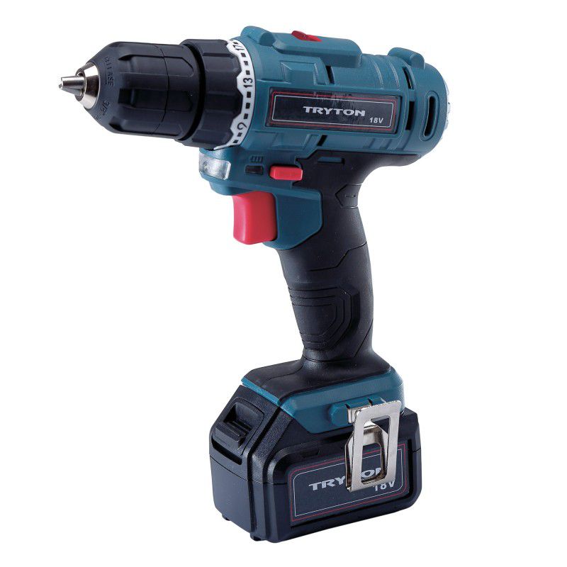 Mașină de înșurubat Li-Ion 18V, 2 acumulatori, 25 Nm, geantă, TRYTON TFV18B2