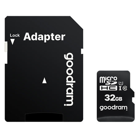 Card microSD 32GB Clasa 10 UHS-I cu adaptor Goodram TGD-M1AA0320R