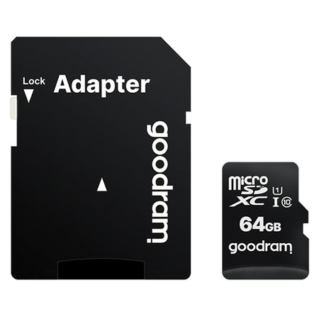 Card microSD 64 GB Clasa 10 UHS-I cu adaptor Goodram TGD-M1AA0640R
