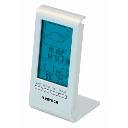 Stație meteo de interior cu 7 funcții și afișaj pentru temperatură și umiditate Velamp THERM02.012L