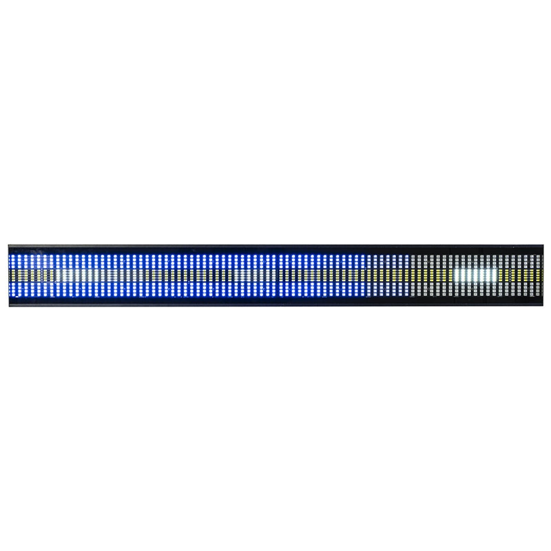 Bară LED cu stroboscop, 672 RGB + 420 albe, DMX, AFX THUNDERLED