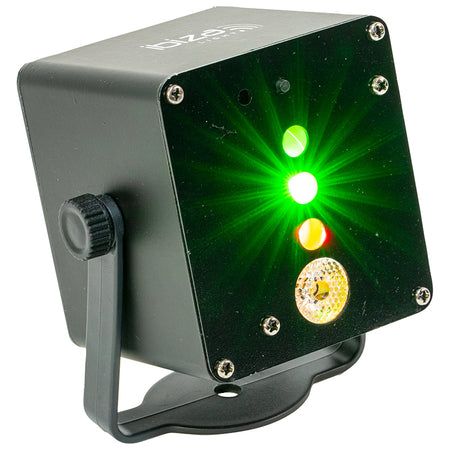 Mini laser 160 mW cu efect LED RGB 3 W, portabil, Ibiza Light TINYLED-LASRG