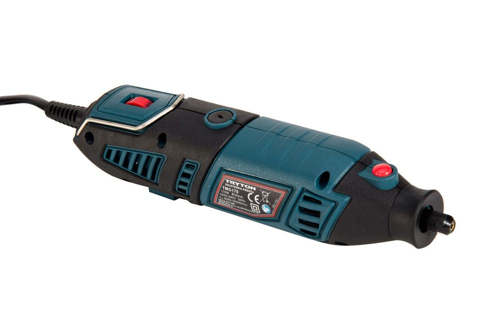 Polizor drept 170 W cu 40 accesorii, turatie reglabila, TRYTON TMG170