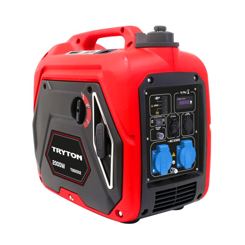 Generator electric invertor 2 kW, 5V/12V/230V, portabil, sinus pur TRYTON TOG2002