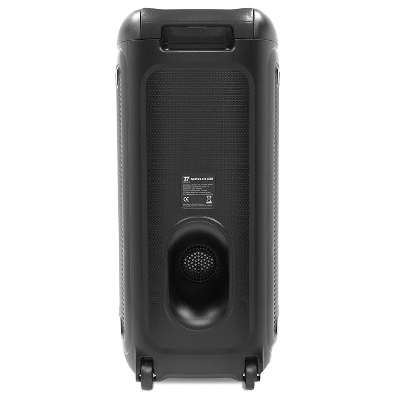 Boxă portabilă 2×8''/20 cm, Bluetooth, USB/SD, 400 W, BoomTone DJ TRAVELER400