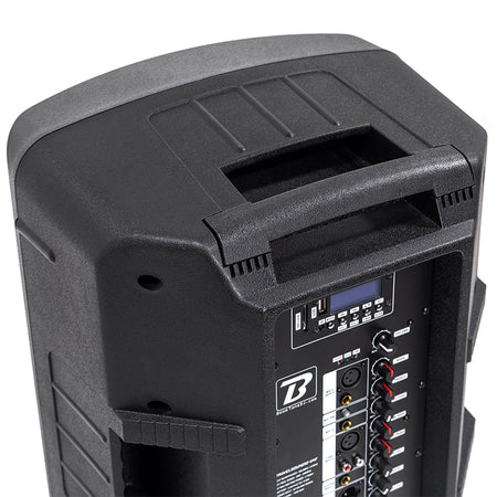 Boxă portabilă 12''/30 cm, 250 W, Bluetooth, USB, FM, 2 microfoane VHF BoomTone DJ TRAVELSOUND12