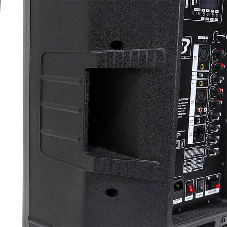 Boxă portabilă 12''/30 cm, 250 W, Bluetooth, USB, FM, 2 microfoane VHF BoomTone DJ TRAVELSOUND12