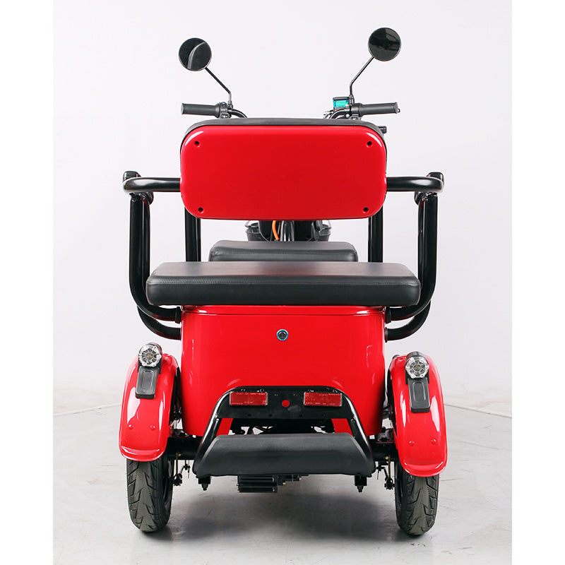 Triciclu electric două locuri RPX-TRI 1000W cu baterie 60V 20AH și opțiune portbagaj extensibil