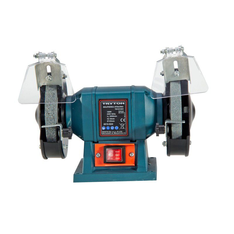Polizor banc TRYTON gpt-4.1 pentru atelier, utilizare profesională și hobby 150 W 125 mm