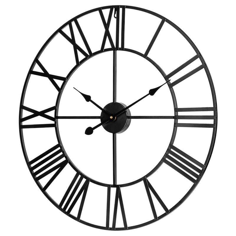 Ceas de perete metal, diametru 60 cm, mecanism cuarț, Teesa TSA0039