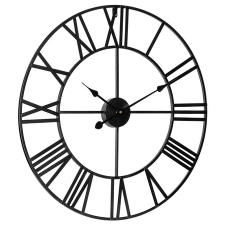 Ceas de perete metal, diametru 60 cm, mecanism cuarț, Teesa TSA0039
