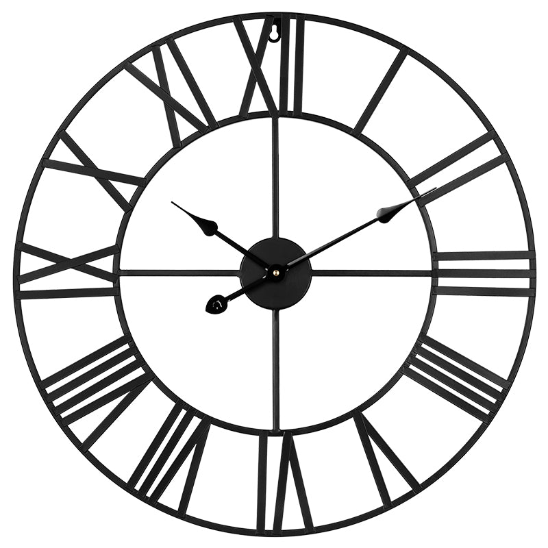 Ceas de perete metal, diametru 60 cm, mecanism cuarț, Teesa TSA0039