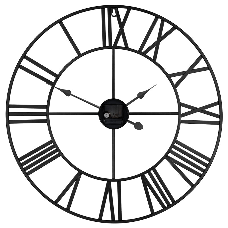 Ceas de perete metal, diametru 60 cm, mecanism cuarț, Teesa TSA0039