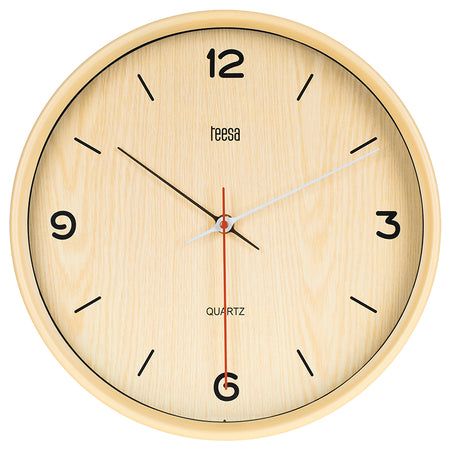 Ceas de perete 30cm Teesa, nuanță deschisă Teesa TSA0048