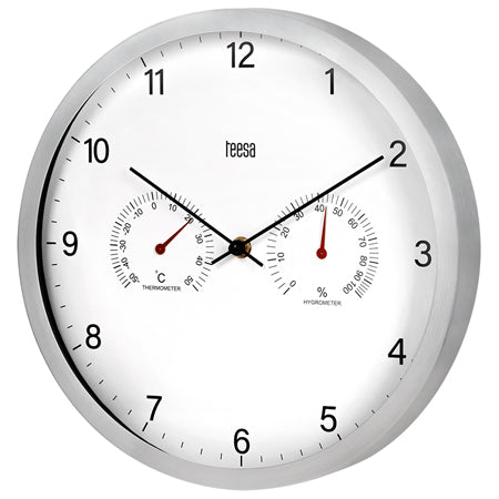 Ceas de perete 30cm termometru higrometru Teesa TSA0049