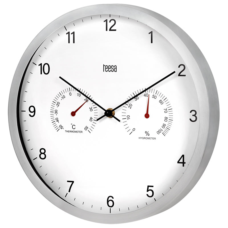 Ceas de perete 30cm termometru higrometru Teesa TSA0049