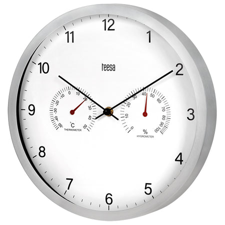 Ceas de perete 30cm termometru higrometru Teesa TSA0049