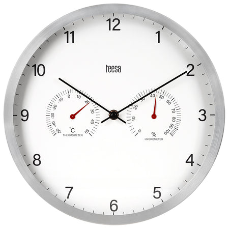 Ceas de perete 30cm termometru higrometru Teesa TSA0049