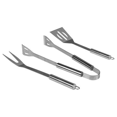Set ustensile pentru grătar tip grill, 3 piese, oțel inoxidabil, etui inclus TEESA TSA0110