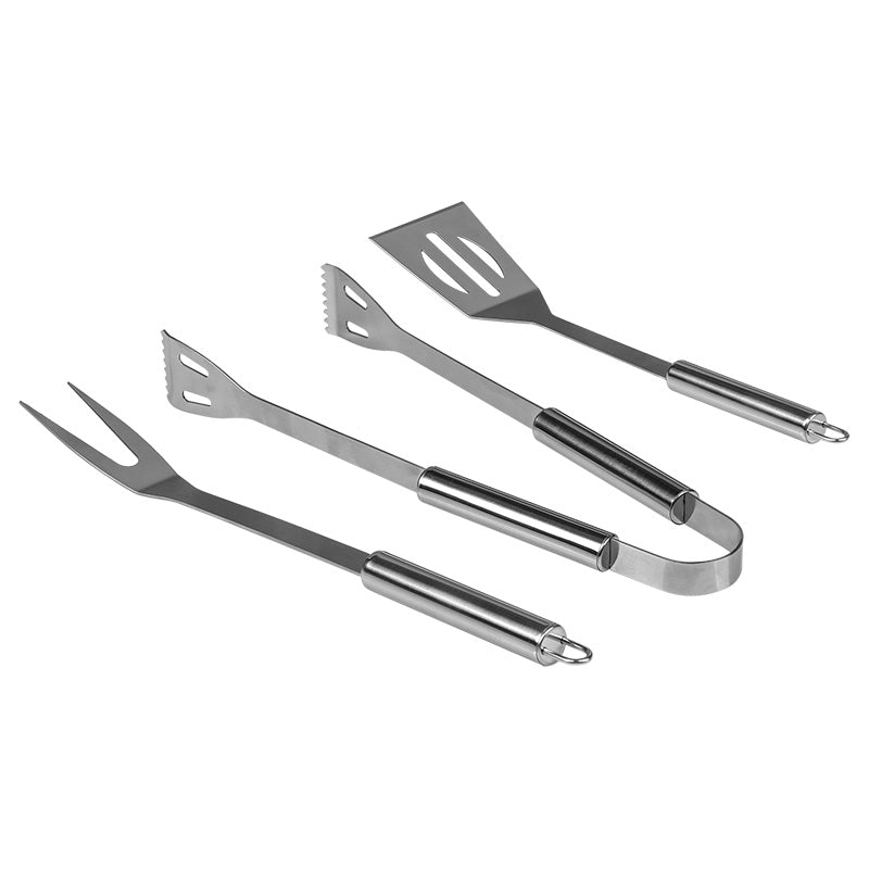 Set ustensile pentru grătar tip grill, 3 piese, oțel inoxidabil, etui inclus TEESA TSA0110